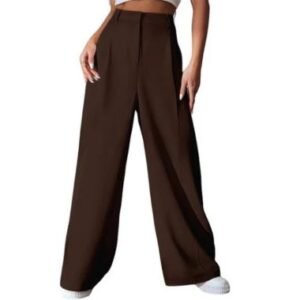Ivy High-Waisted Wide-Leg Trousers